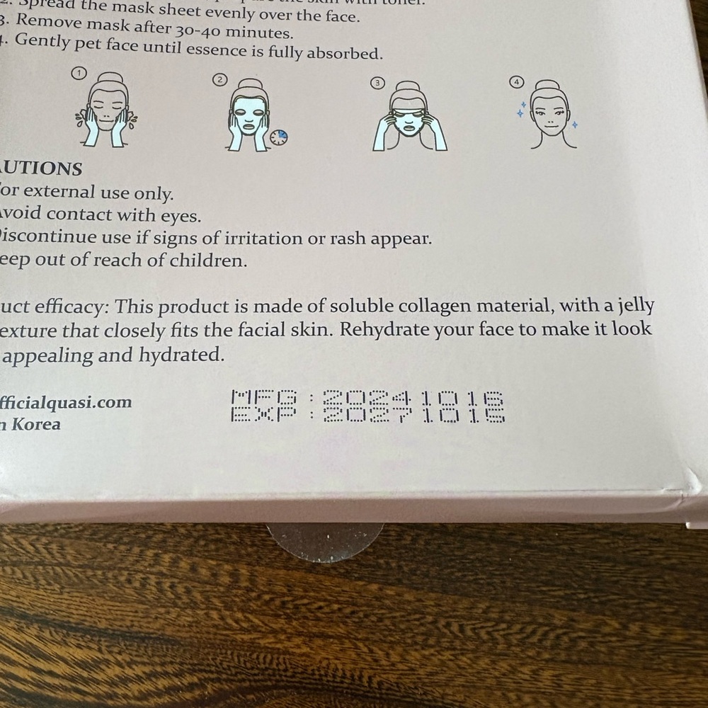 Quasi Bio Collagen Anti-Wrinkle Lifting Mask - Picture 4 of 4